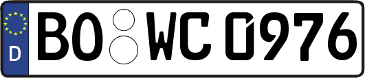 BO-WC0976