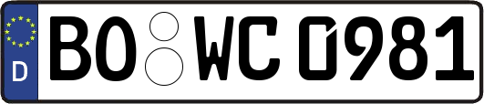 BO-WC0981
