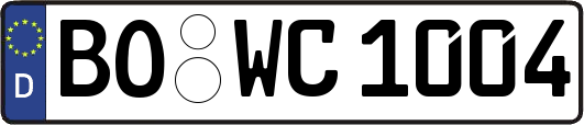 BO-WC1004