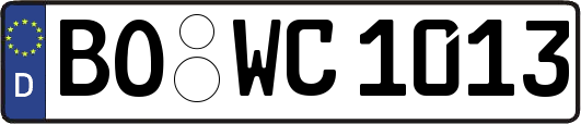 BO-WC1013