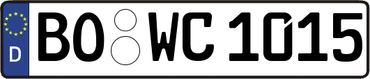 BO-WC1015