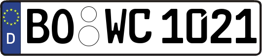 BO-WC1021