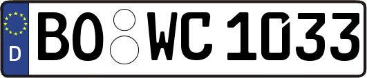 BO-WC1033