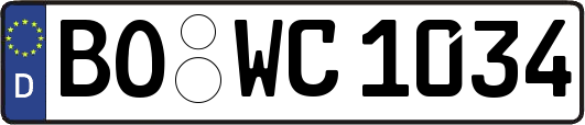 BO-WC1034