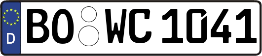 BO-WC1041