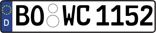 BO-WC1152