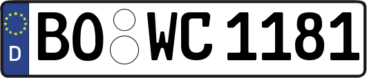BO-WC1181