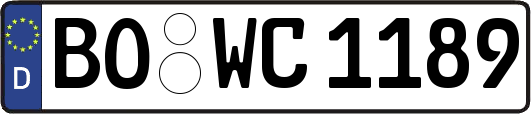 BO-WC1189