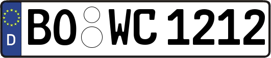 BO-WC1212