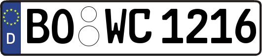 BO-WC1216