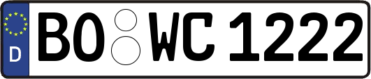 BO-WC1222