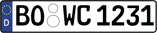 BO-WC1231
