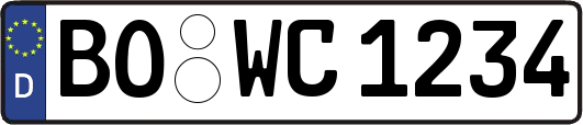 BO-WC1234