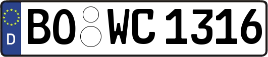 BO-WC1316