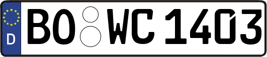 BO-WC1403