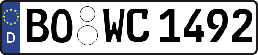 BO-WC1492