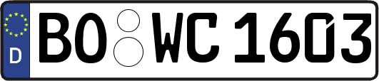 BO-WC1603