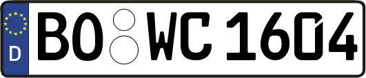 BO-WC1604