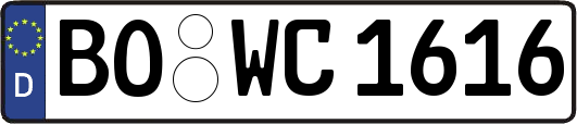 BO-WC1616
