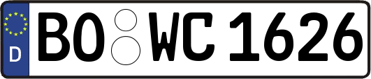 BO-WC1626