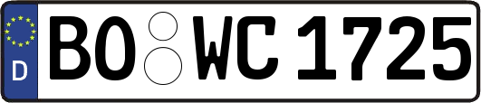 BO-WC1725
