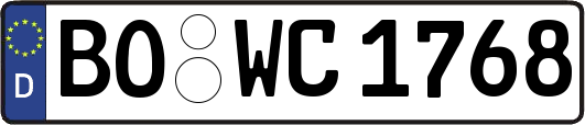 BO-WC1768