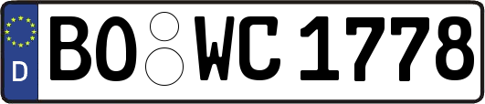 BO-WC1778