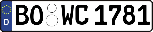 BO-WC1781