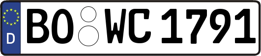 BO-WC1791