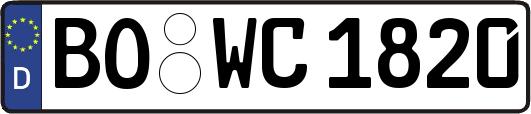 BO-WC1820