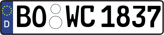 BO-WC1837