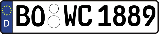 BO-WC1889