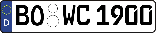 BO-WC1900