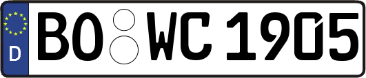 BO-WC1905