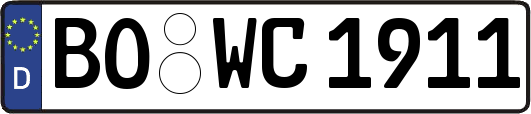 BO-WC1911