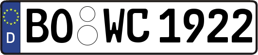 BO-WC1922