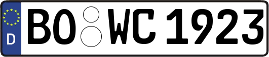 BO-WC1923