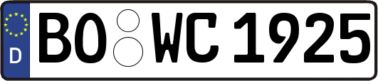 BO-WC1925