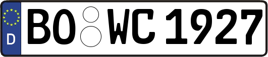 BO-WC1927