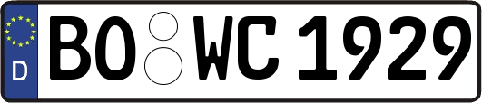 BO-WC1929