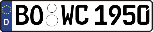 BO-WC1950
