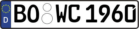 BO-WC1960