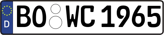 BO-WC1965