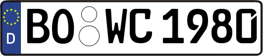 BO-WC1980