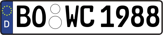 BO-WC1988