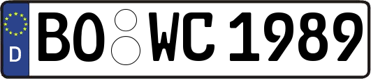 BO-WC1989