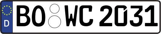 BO-WC2031
