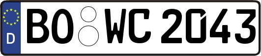 BO-WC2043