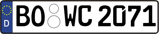 BO-WC2071