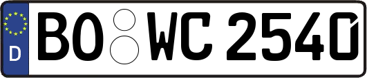 BO-WC2540